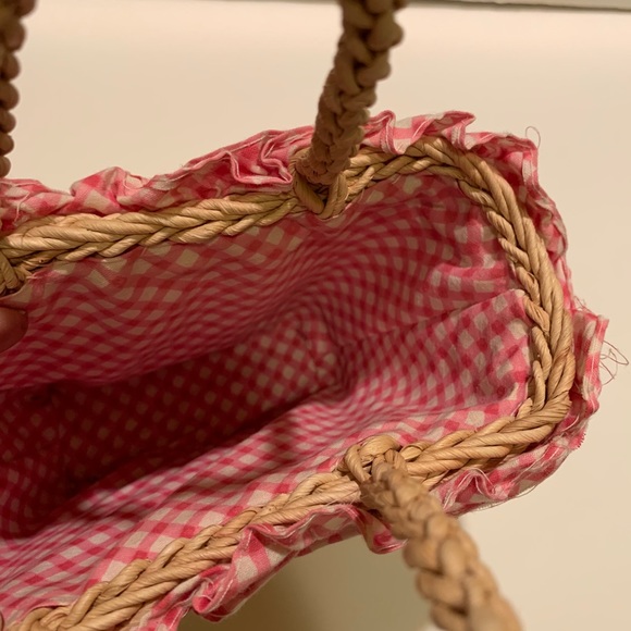 ADORABLE YOUNG GIRL’S PETITE STRAW PURSE. - Picture 4 of 6